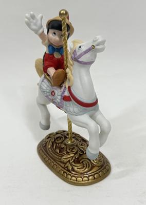 PINOCCHIO Character’s Carousel Horse Figure New England Collectors Society Disney Characters limited edition