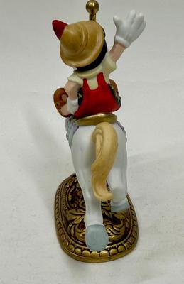 PINOCCHIO Character’s Carousel Horse Figure New England Collectors Society Disney Characters limited edition