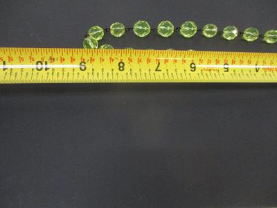 Uranium Glass Beaded Necklace