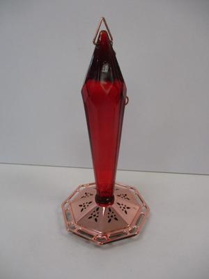 Elegant Glass Hummingbird Feeder