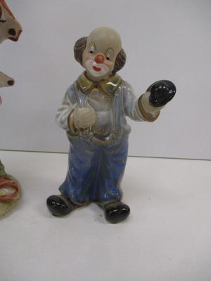Porcelain Clown Figures