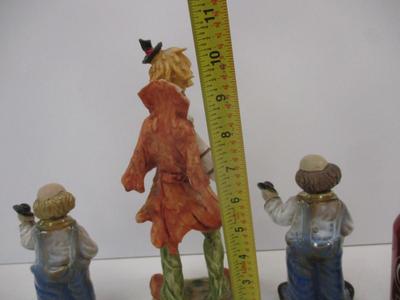 Porcelain Clown Figures