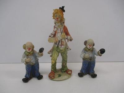 Porcelain Clown Figures