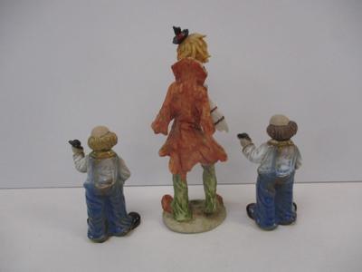 Porcelain Clown Figures