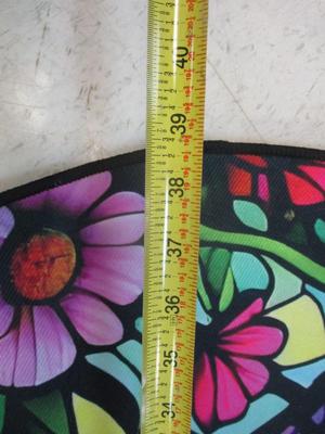 Approx 39" Round Butterfly Rug