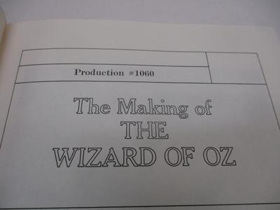 The Making Of The Wizard Of OZ Aljean Harmetz 1977