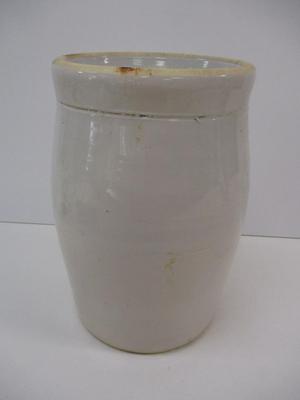 Antique Louisville Pottery Indian Head Salt Glaze Crock
