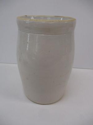 Antique Louisville Pottery Indian Head Salt Glaze Crock