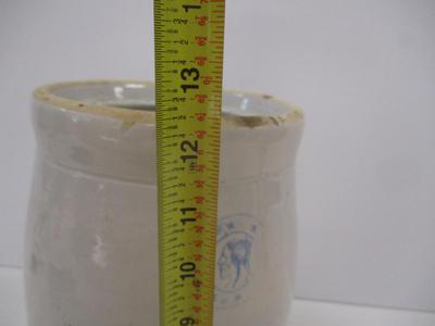 Antique Louisville Pottery Indian Head Salt Glaze Crock