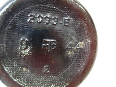 Vintage Brown Bottle With Cap Stamped On The Bottom