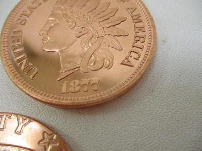 Native American Copper .999 Fine Rounds Choice 1