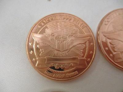 Native American Copper .999 Fine Rounds Choice 2