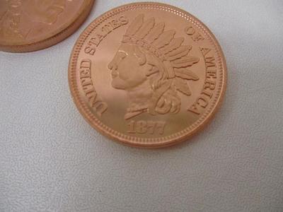 Native American Copper .999 Fine Rounds Choice 4