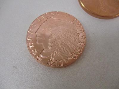 Native American Copper .999 Fine Rounds Choice 4
