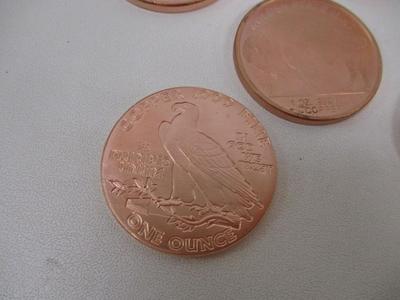 Native American Copper .999 Fine Rounds Choice 4