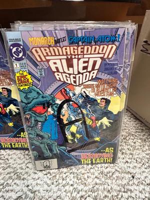 28 OF THE SAME ALIEN ARMAGEDDON AGENDA COMIC BOOKS