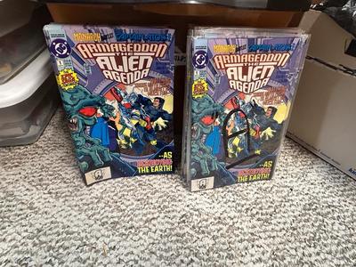 28 OF THE SAME ALIEN ARMAGEDDON AGENDA COMIC BOOKS