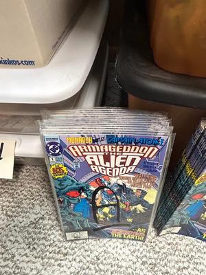 34 ALL THE SAME ALIEN ARMAGEDDON AGENDA COMIC BOOKS