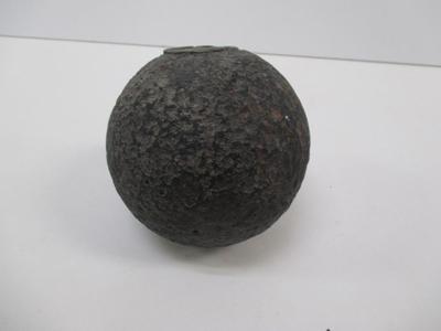 Civil War Shell 12 Pounder Cannon 4.5 Diameter 8 Pounds Bormann Fuse