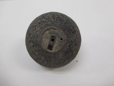 Civil War Shell 12 Pounder Cannon 4.5 Diameter 8 Pounds Bormann Fuse