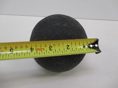 Civil War Shell 12 Pounder Cannon 4.5 Diameter 8 Pounds Bormann Fuse