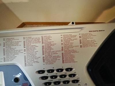 CTK-481 100 SONG BANK CASIO KEY BOARD WITH STAND AND BOOKS