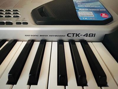 CTK-481 100 SONG BANK CASIO KEY BOARD WITH STAND AND BOOKS