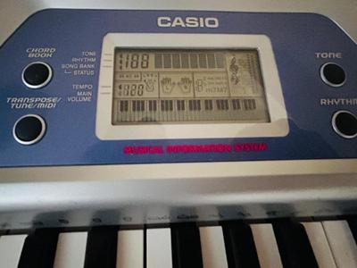 CTK-481 100 SONG BANK CASIO KEY BOARD WITH STAND AND BOOKS