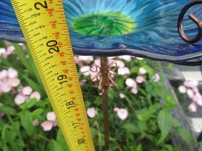 Outdoor Glass Bird Bath