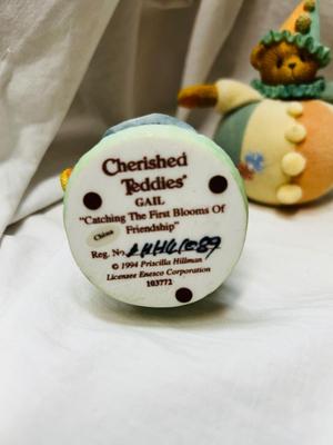 CHERISHED TEDDIES WITH PLATFORM AND MONTEFIORI WEDDING COUPLE