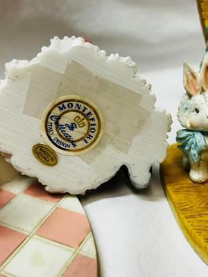 CHERISHED TEDDIES WITH PLATFORM AND MONTEFIORI WEDDING COUPLE