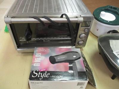Assortment Of Small Kitchen Appliances & Pots