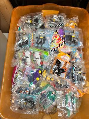 SO MANY HAPPY MEAL TOYS IN PACKAGES