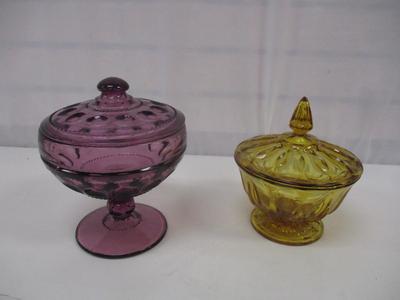 Glass Candy Dishes & Serving Plates