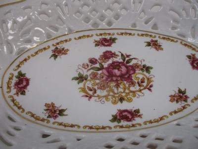 Bavaria Schumann Arzberg Germany Pierced Dish
