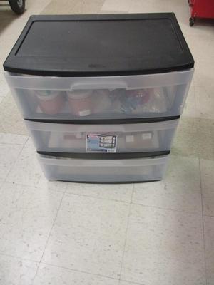 Sterilite 3 Drawer Cart With Wheels & A Few Crafts