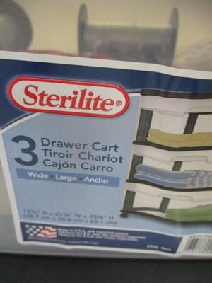 Sterilite 3 Drawer Cart With Wheels & A Few Crafts