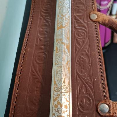 LOT 315: Antique Masonic Knights Templar Ceremonial Sword