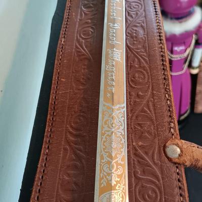 LOT 315: Antique Masonic Knights Templar Ceremonial Sword