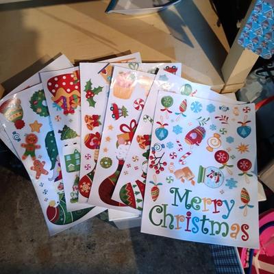 LOT 317: Set of (6) Christmas Wreaths with Holiday Decor