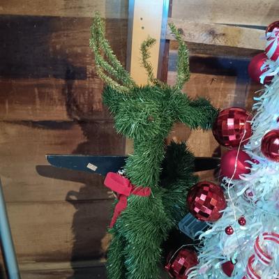 LOT 317: Set of (6) Christmas Wreaths with Holiday Decor