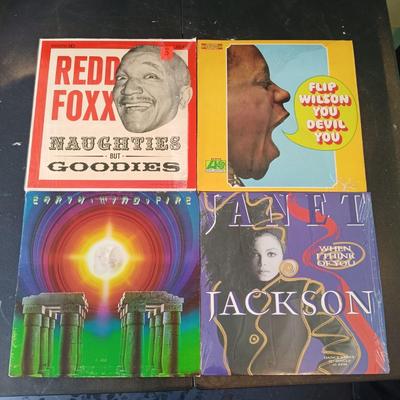 LOT 344: Record Collection- Janet Jackson, Earth Wind and Fire, Stevie Wonder & More