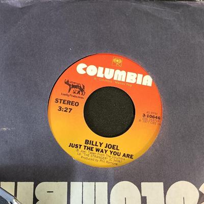 LOT 346: Collection of Vintage and Antique 45s- Little Tots Records, Billy Joel, Procol Harum, David Bowie & More