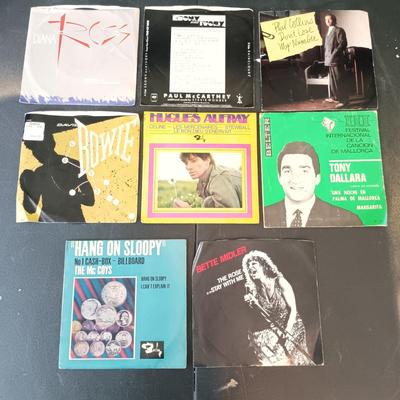LOT 346: Collection of Vintage and Antique 45s- Little Tots Records, Billy Joel, Procol Harum, David Bowie & More