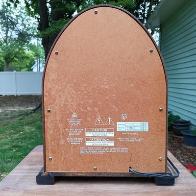 LOT 348: GE Cathedral Radio Model 7-4100JA with Record Stand