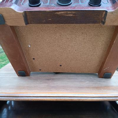 LOT 348: GE Cathedral Radio Model 7-4100JA with Record Stand