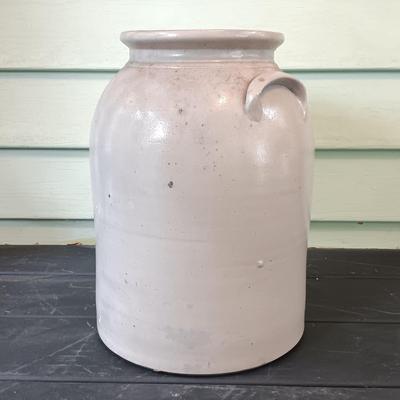 LOT 350: Set of (3) Vintage Crockery Jugs Featuring Rockdale Union Stoneware
