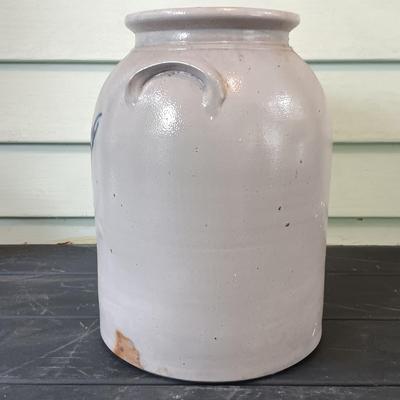 LOT 350: Set of (3) Vintage Crockery Jugs Featuring Rockdale Union Stoneware