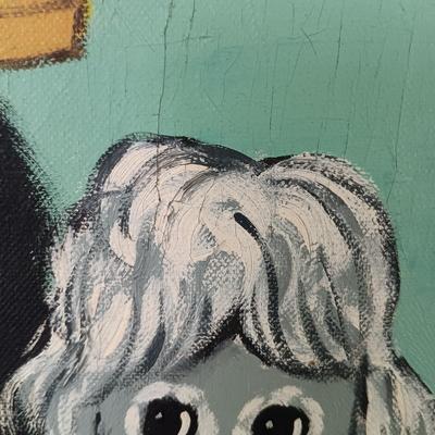 LOT 353: Bollini Clown Children Painting
