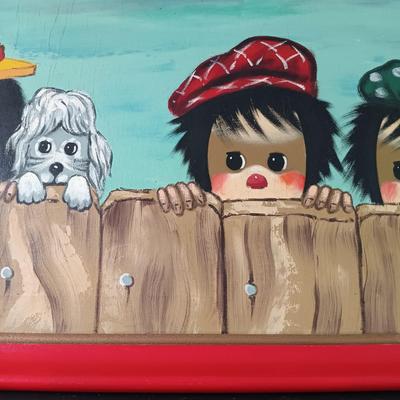 LOT 353: Bollini Clown Children Painting
